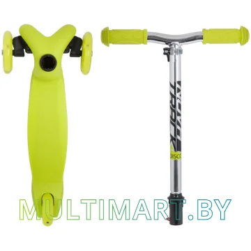 Самокат Novatrack Disco-Kids Basic 120H.DISCOKIDS.LM20 (лайм, 2020) картинка 6